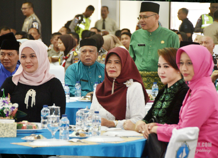 Suasana saat acara Kenal Pamit Kapolres Bintan